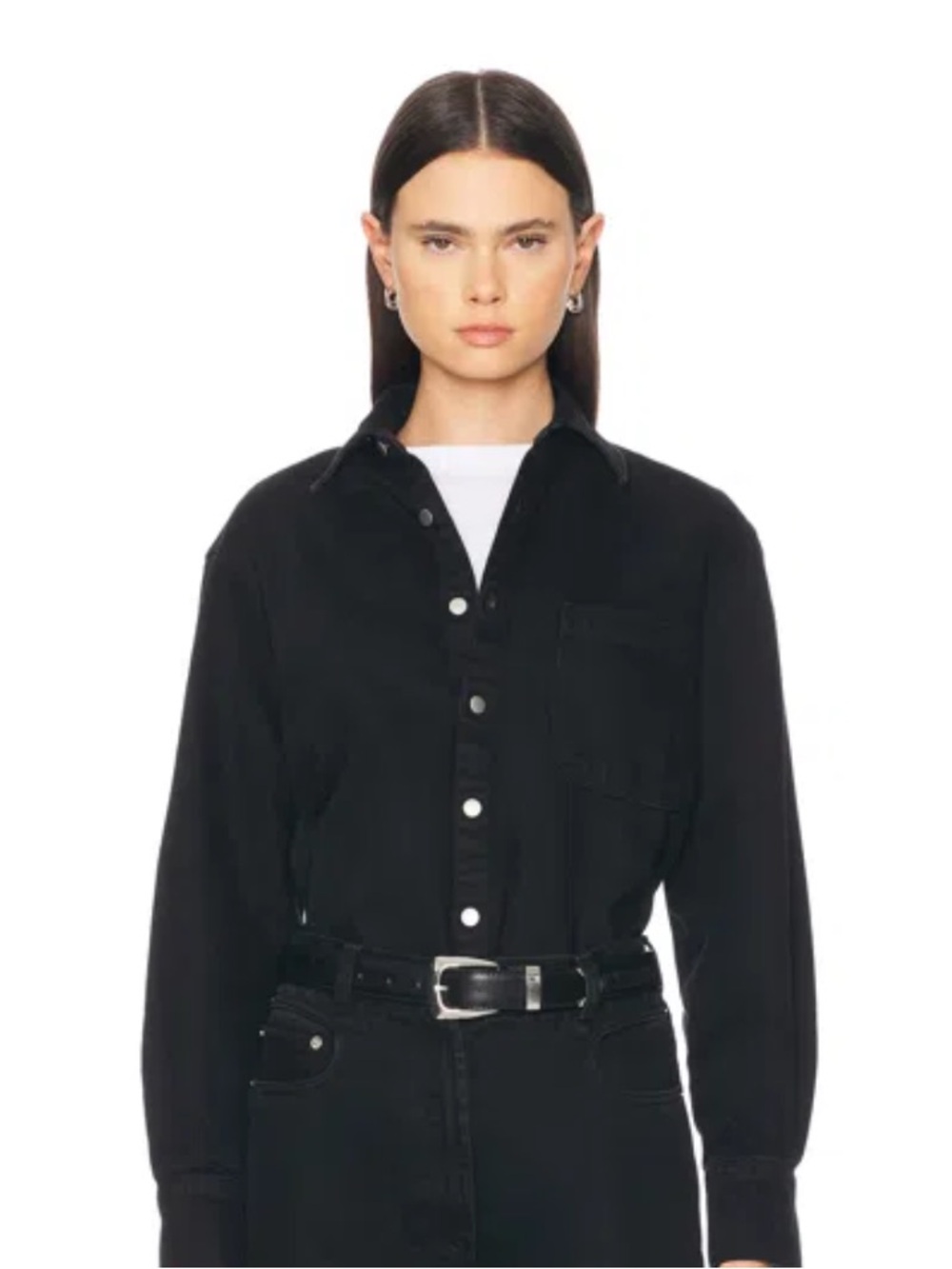 beaufille Black denim Button-Down Shirt